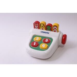 Battat Activity Toy, Numbers, Pop-up Animals, Pre-school Vintage ~ 250826-WH 526